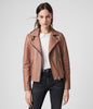 ALLSAINTS DALBY LEATHER BIKER JACKET