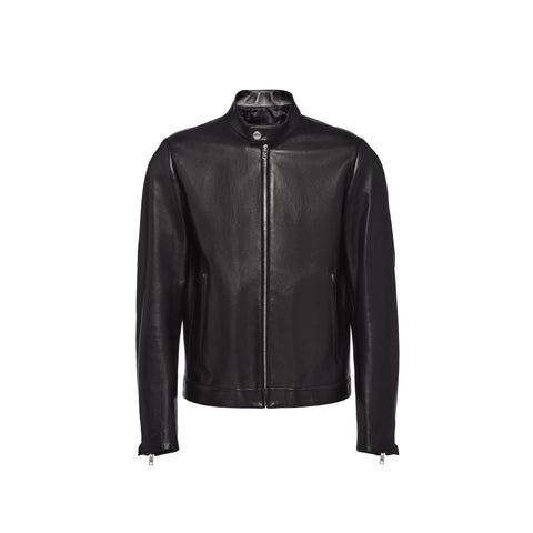 PRADA Nappa leather biker jacket