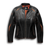HARLEY DAVIDSON  Women's Harker Perforated Leather Jacket with Coolcore Technology