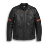 Harley Davidson Men's Vanocker Waterproof H-D Triple Vent System Leather Jacket