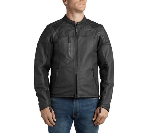 Harley Davidson Men's FXRG Perforated Leather Jacket