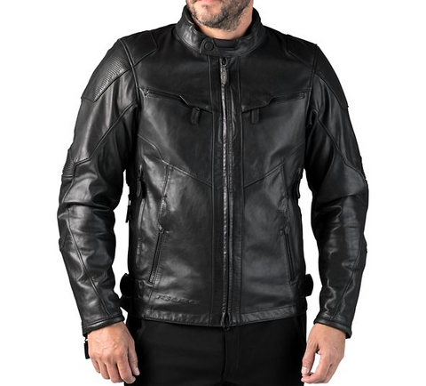 Harley Davidson Men's FXRG Triple Vent System Waterproof Leather Jacket