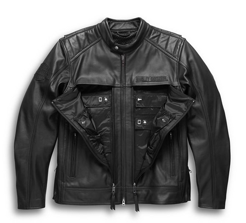 Harley Davidson Men's Synthesis Pocket System Leather Jacket