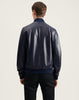 DUNHILL  LEATHER BOMBER JACKET