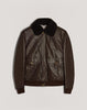 DUNHILL SHEARLING AVIATOR LEATHER JACKET